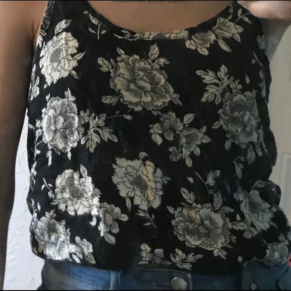Floral crop top